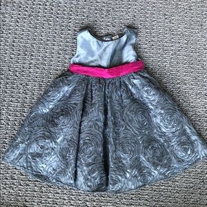 Old Navy silver and pink formal dress - size 3